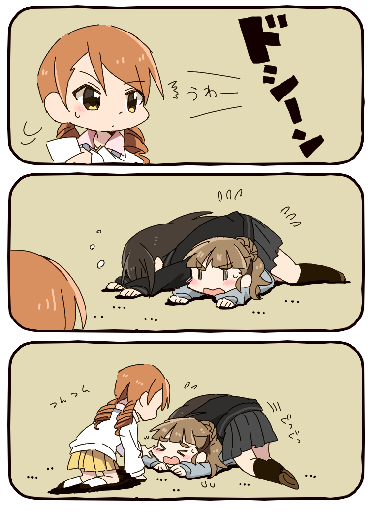 shibuya rin, hojo karen, and kamiya nao (idolmaster and 1 more) drawn by amaiwashi