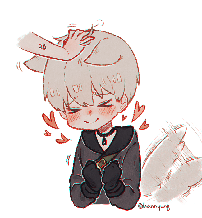 2b and 9s (nier and 1 more) drawn by hn_(artist)
