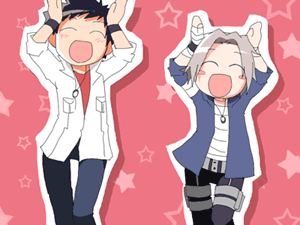 gokudera hayato and yamamoto takeshi (katekyo hitman reborn! and 1 more)