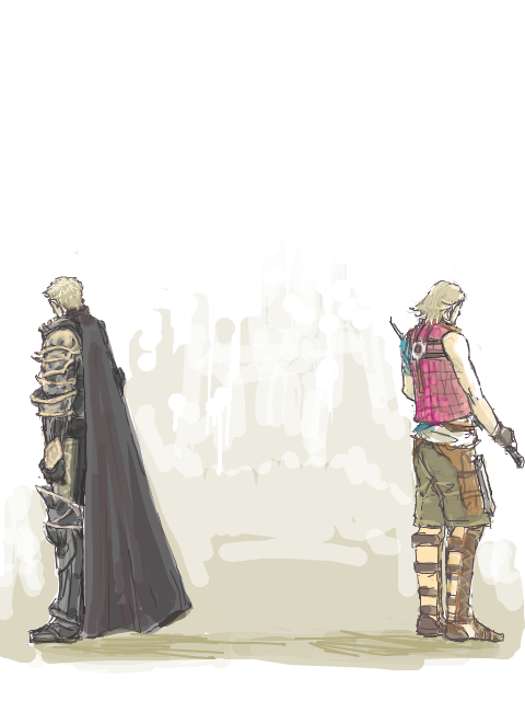 basch fon ronsenburg and gabranth (final fantasy and 1 more) drawn by 2or6