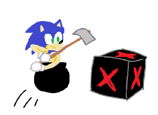 sonic the hedgehog (sonic and 2 more) drawn by hooxiedev