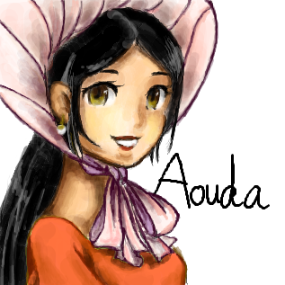 aouda (around the world in eighty days) drawn by igaei