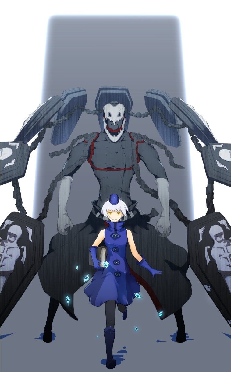 elizabeth and thanatos (persona and 1 more) drawn by ipponshimeji