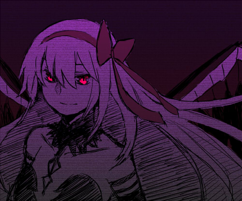 akemi homura and akuma homura (mahou shoujo madoka magica and 1 more) drawn by yunagix