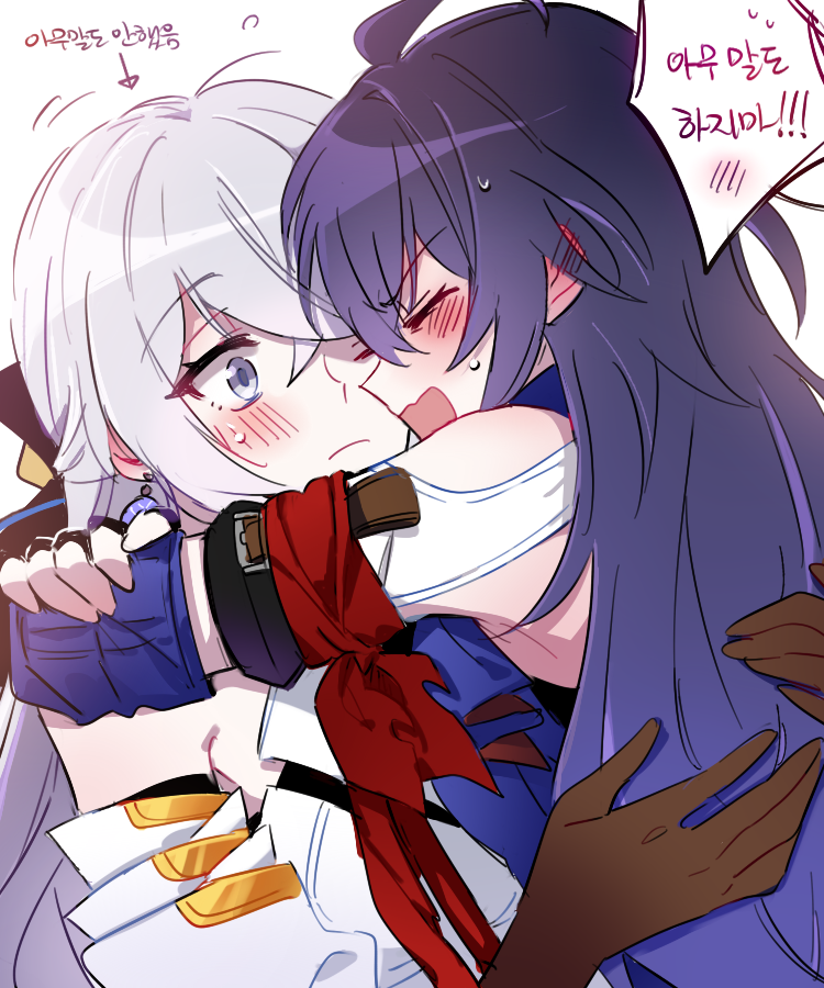 bronya rand and seele (honkai and 1 more) drawn by 6_(yuchae)