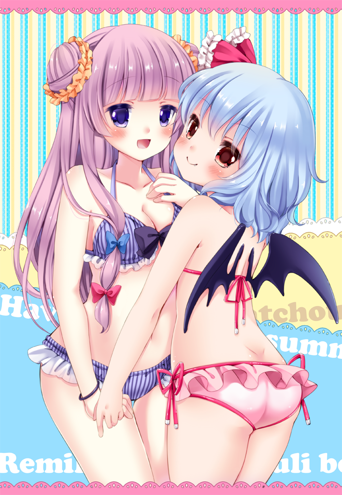 remilia scarlet and patchouli knowledge (touhou) drawn by irori