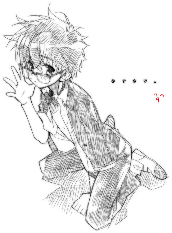 kuroba kaito (meitantei conan and 1 more) drawn by toujou_sakana
