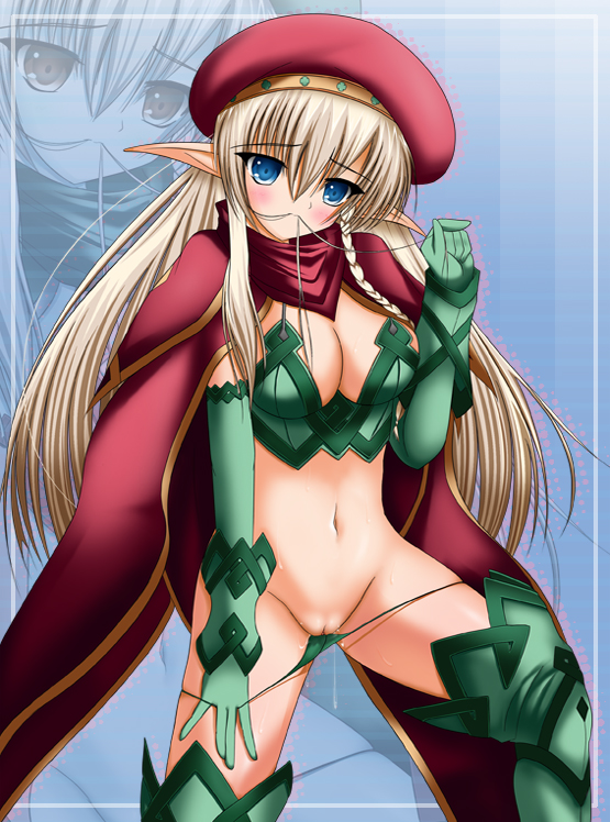 alleyne and fighting master alleyne (queen's blade) drawn by rushima