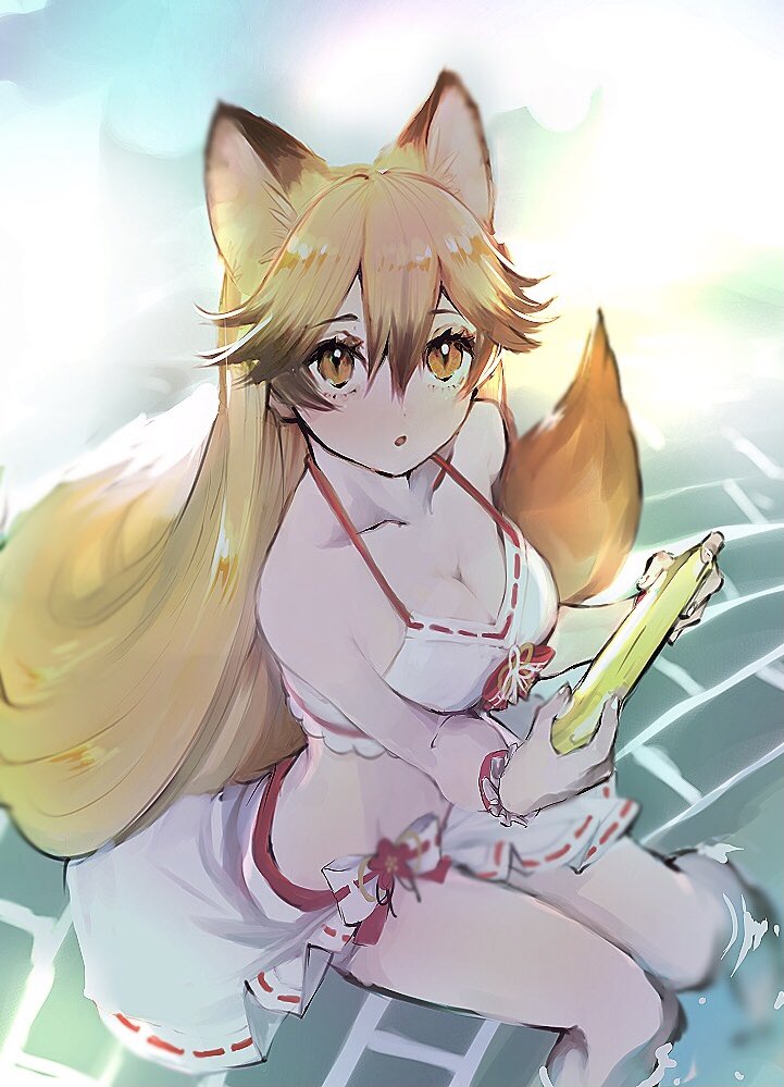 ezo red fox (kemono friends and 1 more) drawn by nan_okitsune