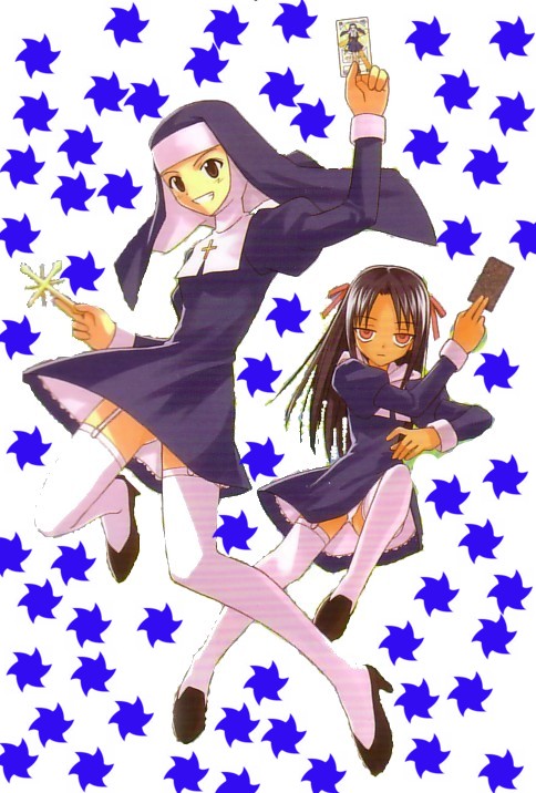 kasuga misora and cocone fatima rosa (mahou sensei negima!)