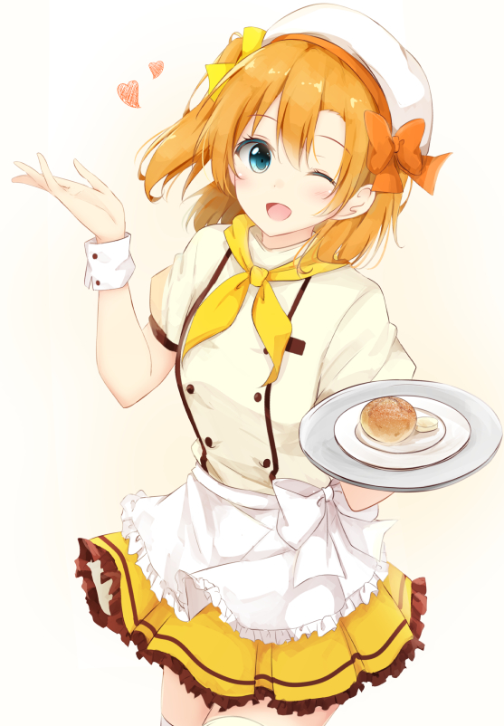 kosaka honoka (love live! and 1 more) drawn by shiina_kuro