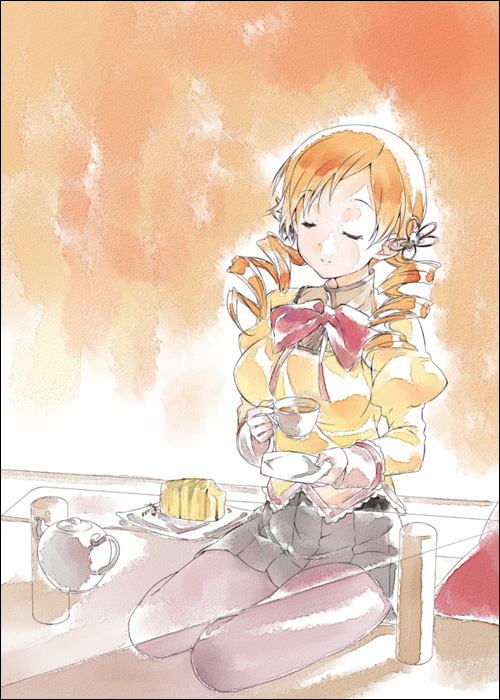 tomoe mami (mahou shoujo madoka magica) drawn by mizuki_makoto