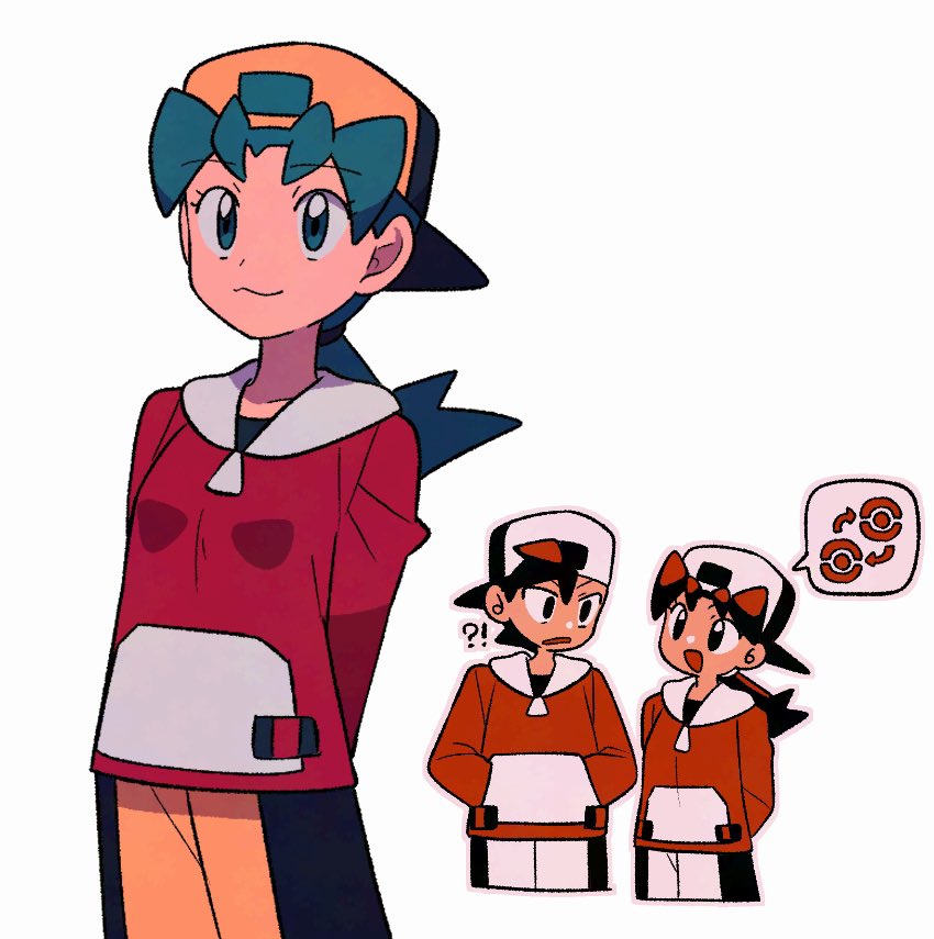ethan and kris (pokemon and 1 more) drawn by tyako_089