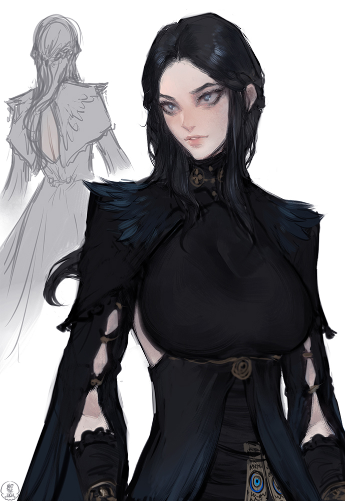 pandora acherona (original) drawn by nat_the_lich