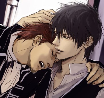 hijikata toushirou and kondou isao (gintama) drawn by lily_(artist)