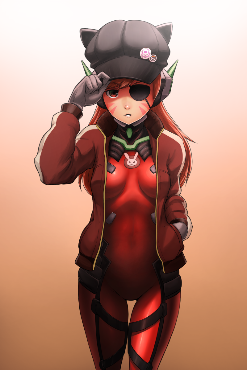 souryuu asuka langley and d.va (neon genesis evangelion and 4 more) drawn by finalcake