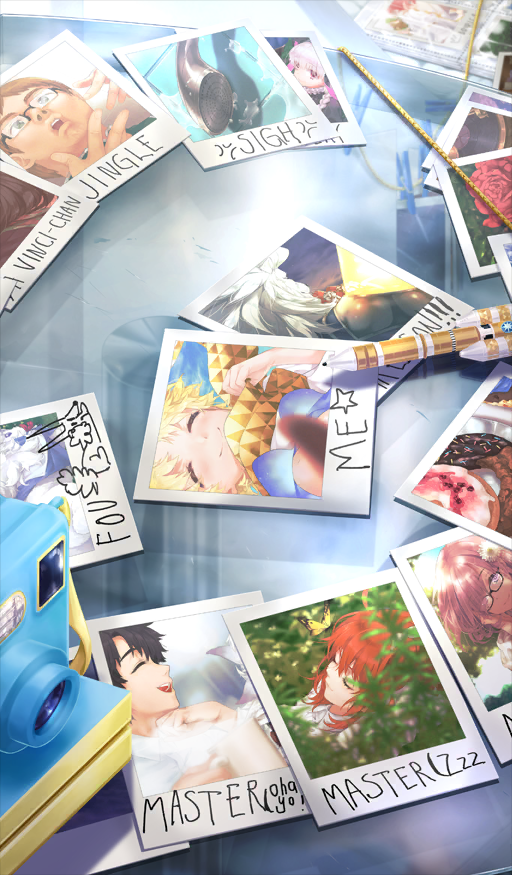mash kyrielight, fujimaru ritsuka, fou, leonardo da vinci, nursery rhyme, and 3 more (fate and 1 more) drawn by inamine_youko