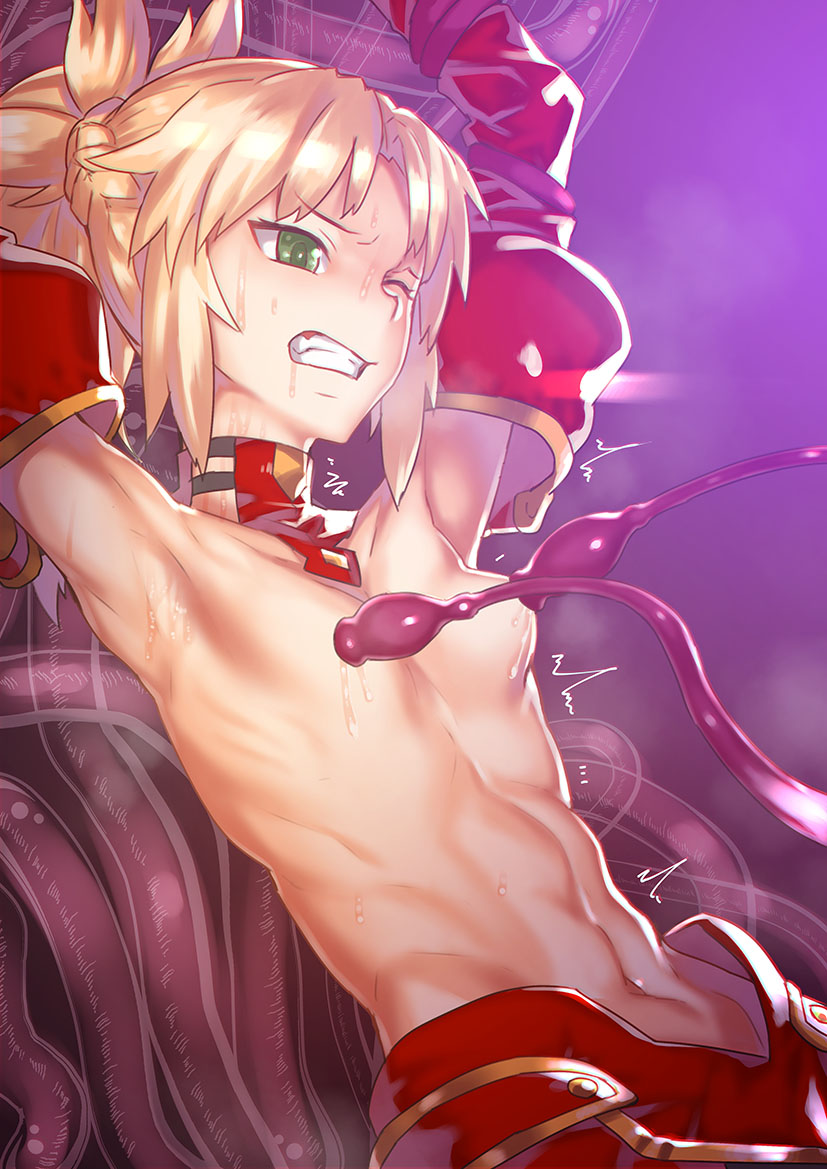 mordred (fate and 1 more) drawn by hamushima