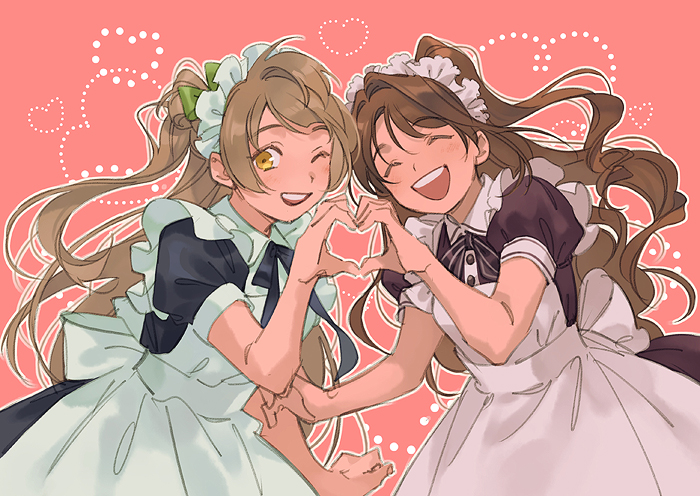 minami kotori and shimamura uzuki (idolmaster and 3 more) drawn by loveariddle
