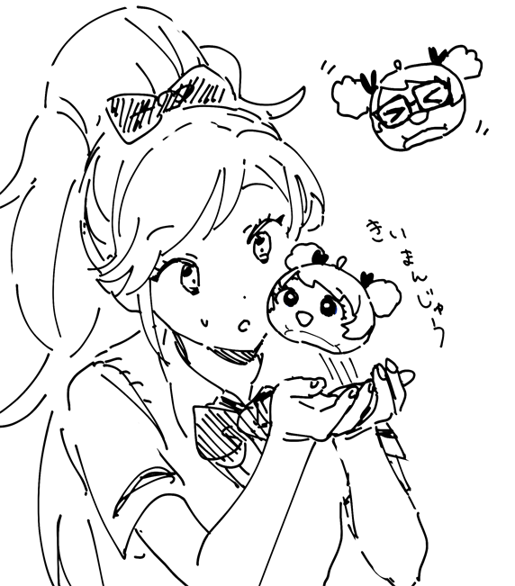 saegusa kii and otoshiro seira (aikatsu!) drawn by shiman