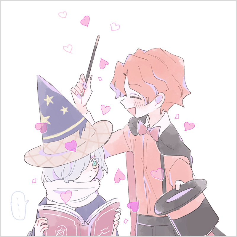 wizard cookie and cinnamon cookie (cookie run and 1 more) drawn by mamimumemo