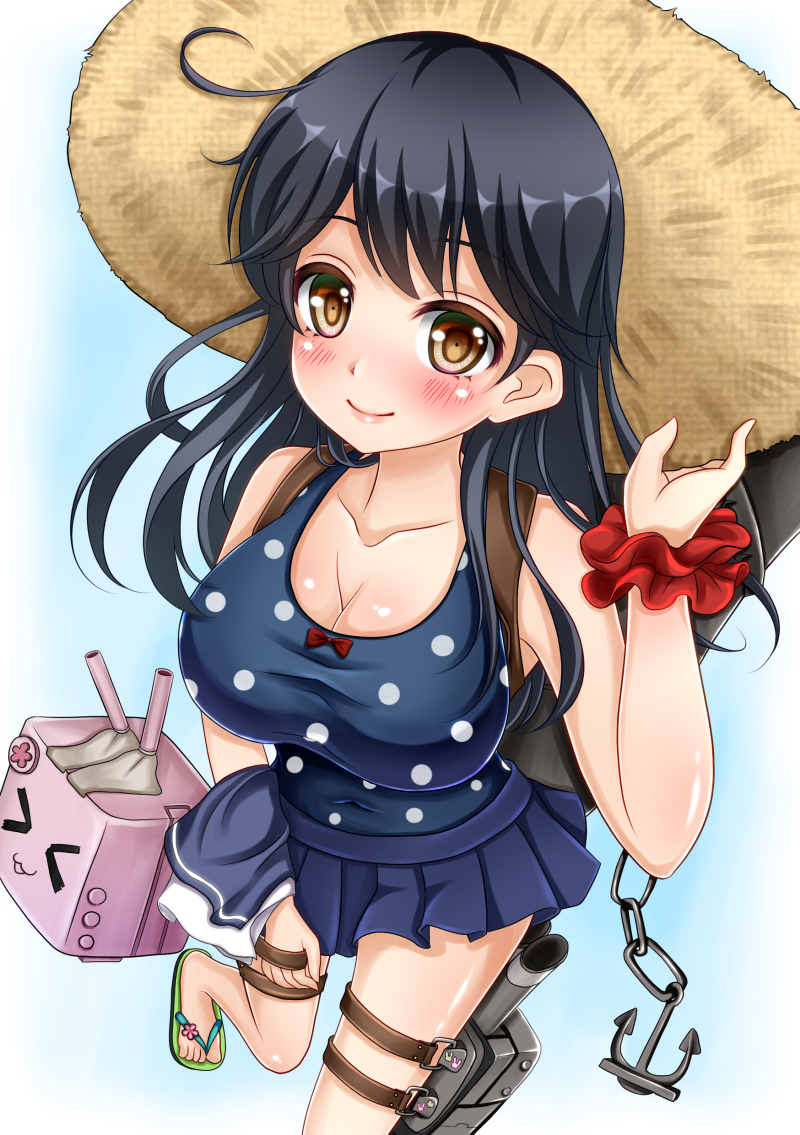 ushio and ushio kai ni (kantai collection) drawn by kojiro_d