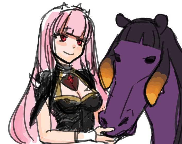 mori calliope and ninomae ina'nis (hololive and 1 more) drawn by lewdishsnail