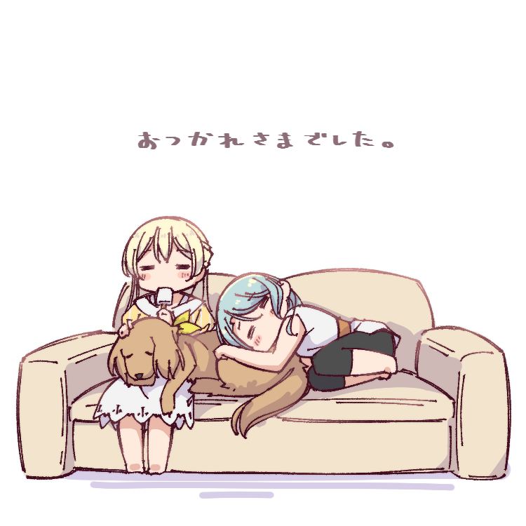 hikawa sayo, shirasagi chisato, and leon (bang dream!) drawn by ayasaka