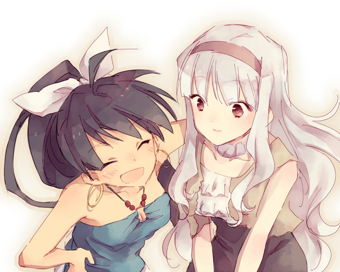 shijou takane and ganaha hibiki (idolmaster) drawn by wato_(ko)