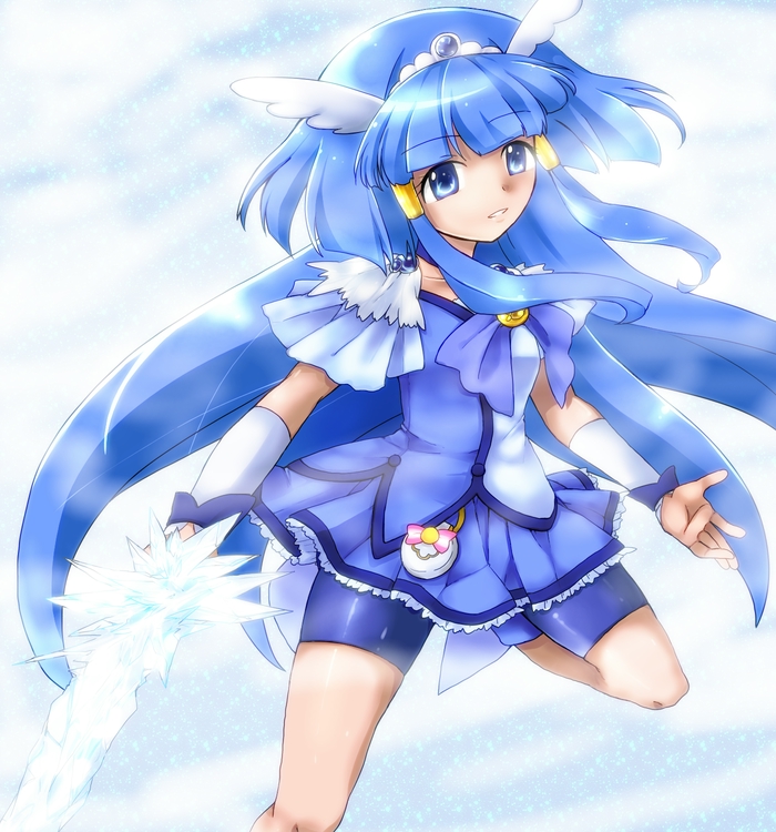 aoki reika and cure beauty (precure and 1 more) drawn by pokopokoko