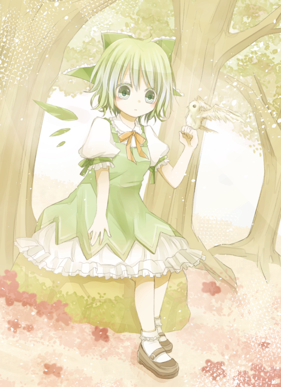 cirno and hapa cirno (touhou) drawn by utaori