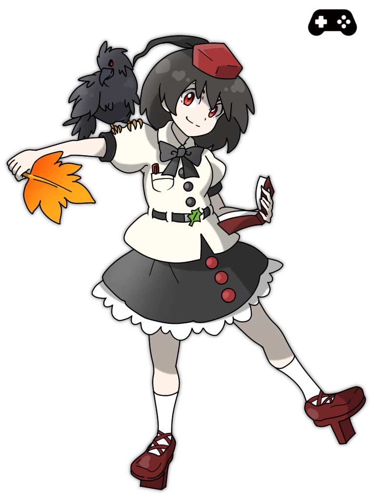 shameimaru aya (touhou and 1 more) drawn by edwardmidori