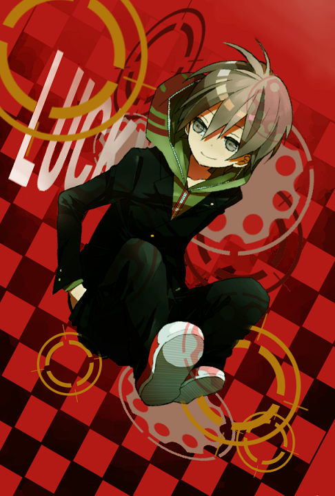 naegi makoto (danganronpa and 1 more) drawn by 4_(nakajima4423)