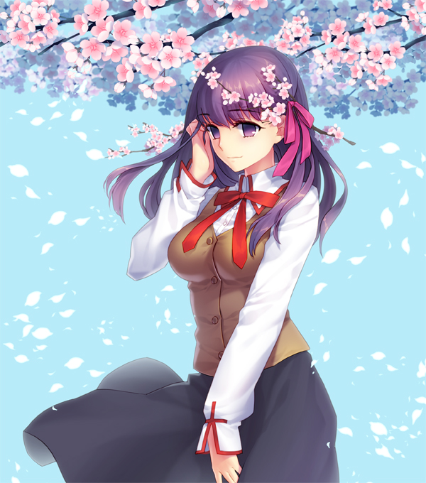 matou sakura (fate and 1 more) drawn by yeruen
