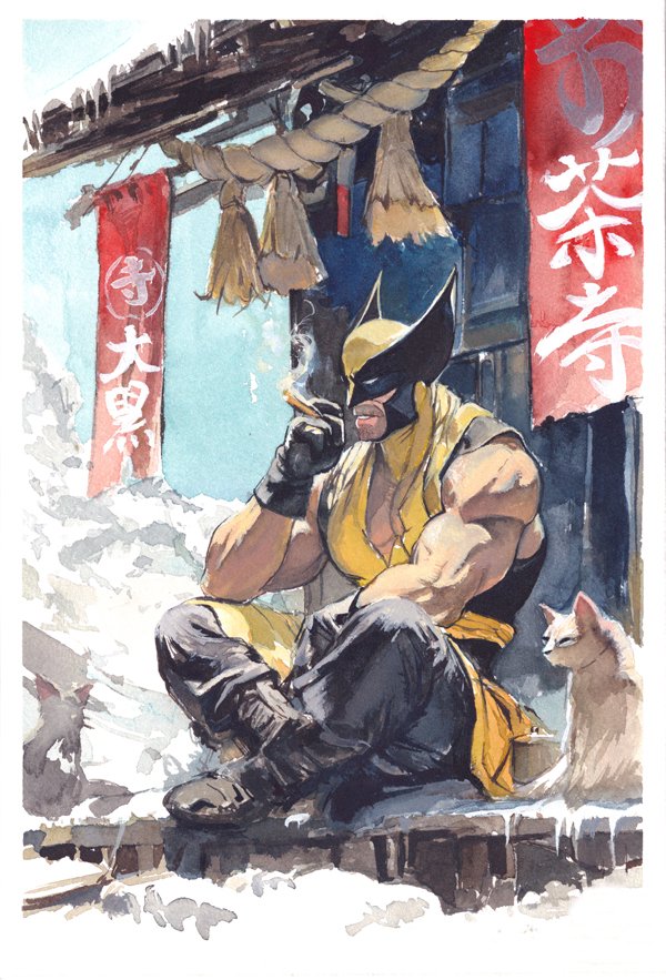 wolverine (marvel and 1 more) drawn by itoscaresme