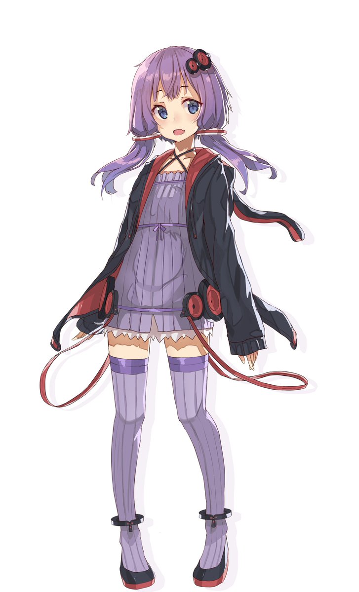 yuzuki yukari (vocaloid and 1 more) drawn by oweee