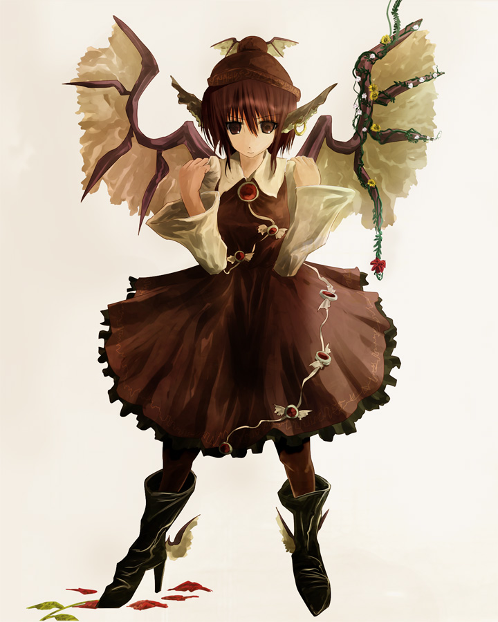 mystia lorelei (touhou) drawn by aojiru_(shiro_to_kuro_no_mukyou)