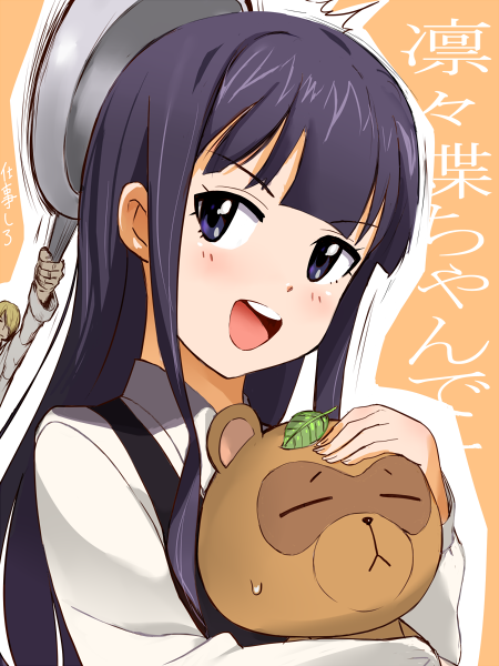 yamada aoi, shirakiin ririchiyo, and satou jun (working!! and 1 more) drawn by mushi_gyouza