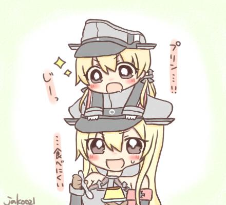prinz eugen and bismarck (kantai collection) drawn by jako_(jakoo21)