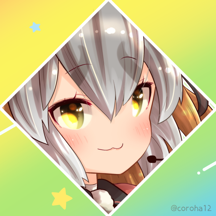 island fox (kemono friends and 1 more) drawn by coroha