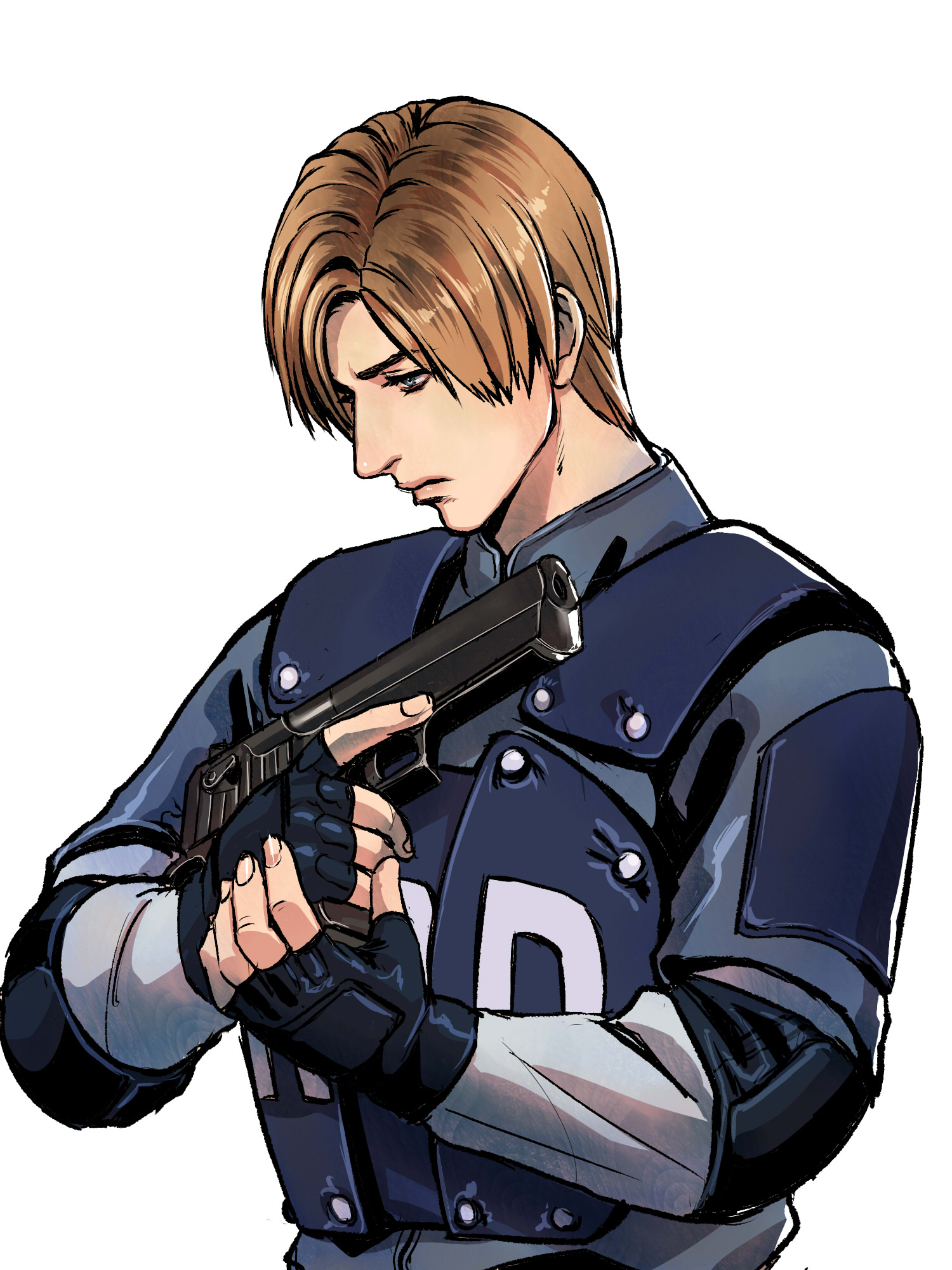 leon s. kennedy (resident evil and 1 more) drawn by katou_teppei | Danbooru