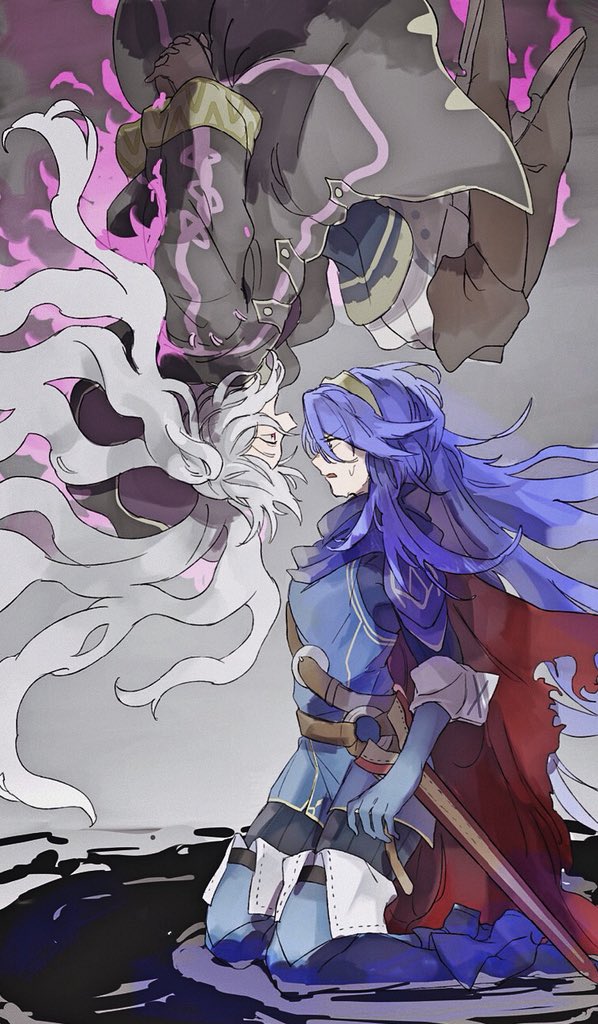 lucina and female robin (fire emblem and 1 more) drawn by nonomori_(anst_nono)