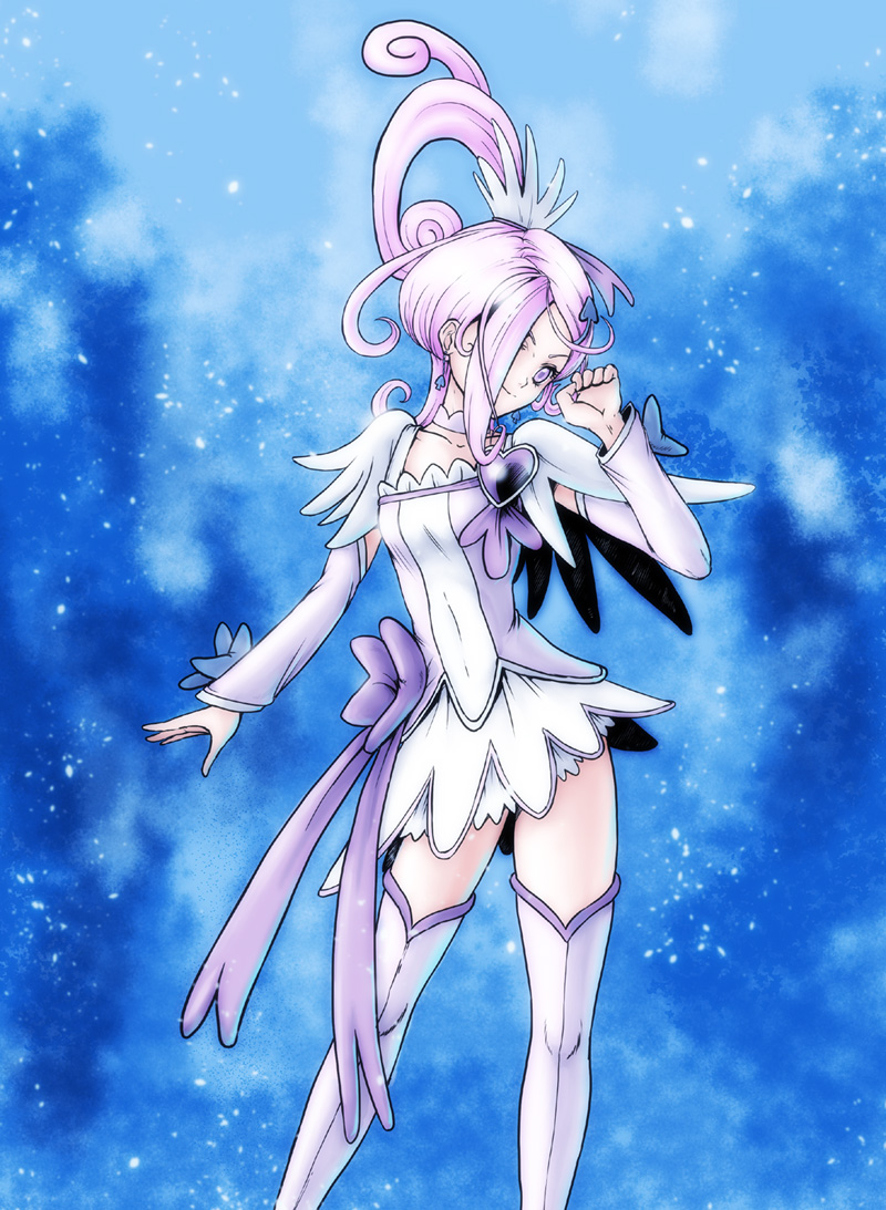 kenzaki makoto and cure sword (precure and 1 more) drawn by minakaya