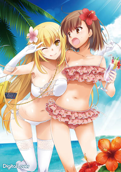 misaka mikoto and shokuhou misaki (toaru majutsu no index and 1 more) drawn by nakajima_yuka