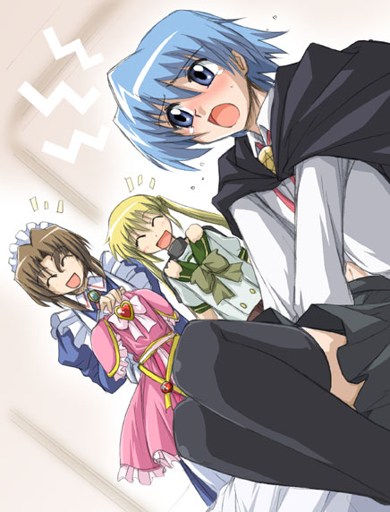 louise francoise le blanc de la valliere, sanzen'in nagi, maria, ayasaki hayate, shiny luminous, and 2 more (precure and 4 more)