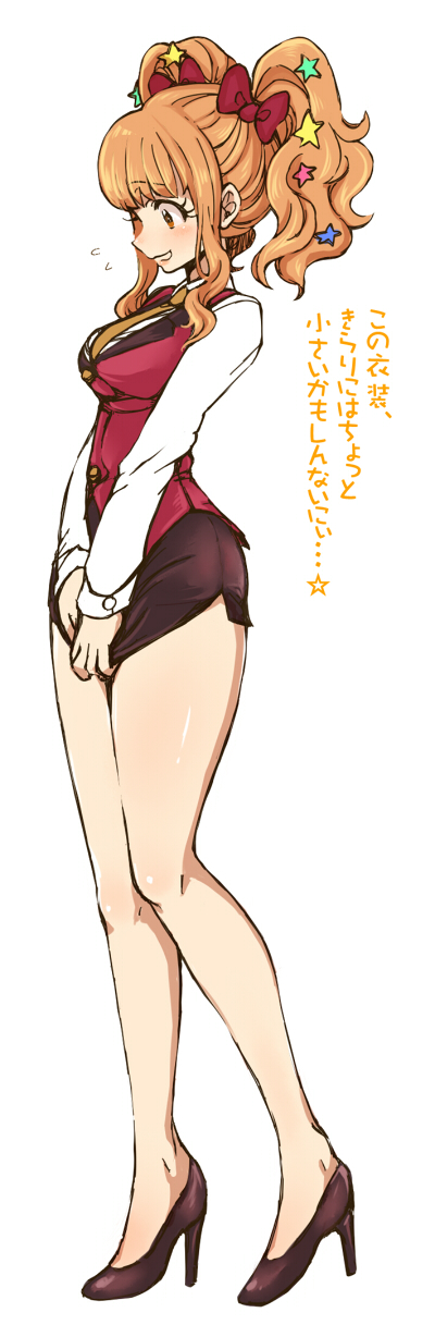 moroboshi kirari (idolmaster and 1 more) drawn by ootokage_(big-lezard07)