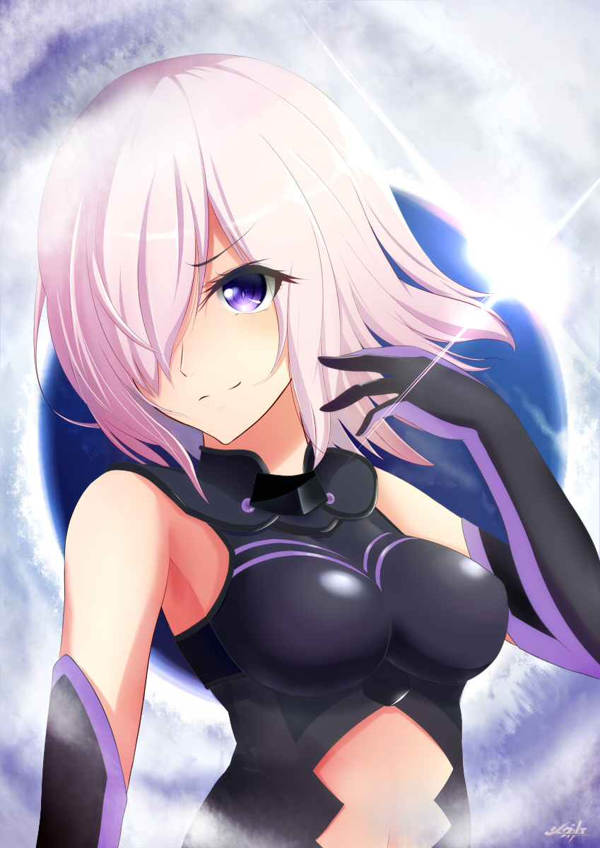 mash kyrielight (fate and 1 more) drawn by chevalier_ff14