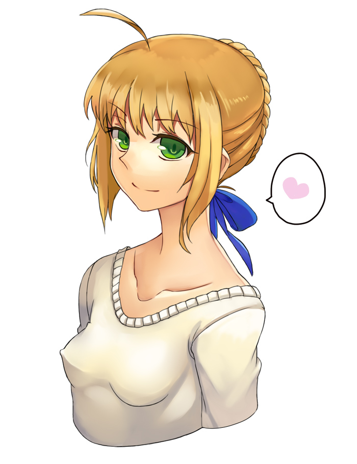 artoria pendragon and saber (fate and 1 more) drawn by ashita_(2010)