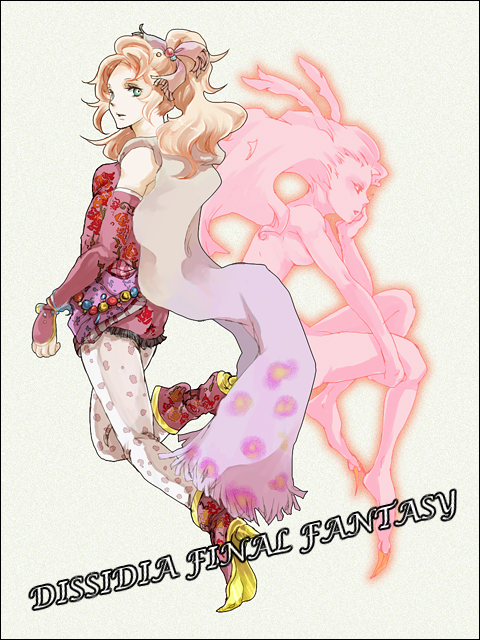terra branford and trance terra branford (final fantasy and 2 more) drawn by renka