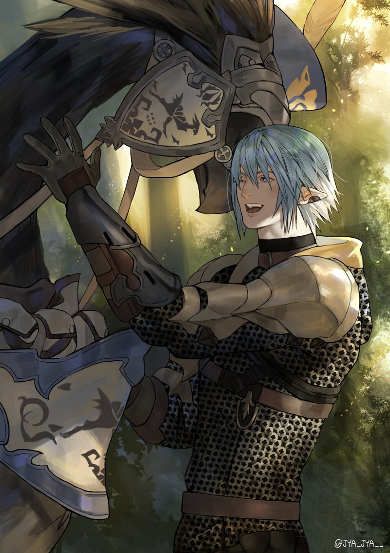 haurchefant greystone (final fantasy and 1 more) drawn by jya